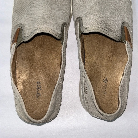 OluKai Women's Pehuea Leather Slip On, drop in heel, women’s size 7 - Picture 7 of 11